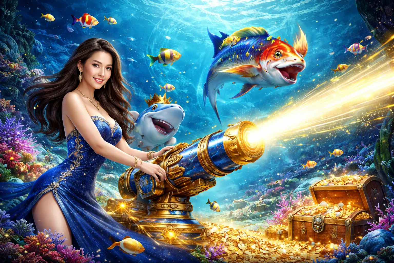 Hình ảnh một màn hình hiển thị số tiền jackpot lũy tiến khổng lồ, với tiền vàng và ánh sáng rực rỡ, tượng trưng cho cơ hội đổi đời tại jb88 nổ hũ.